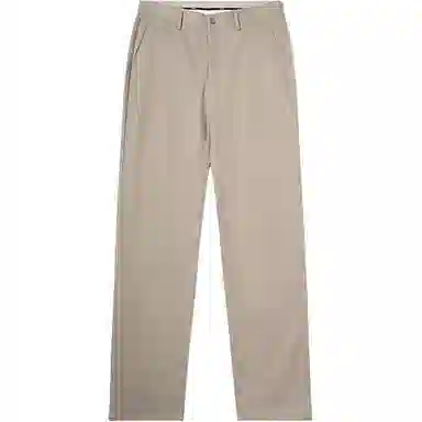 才子 商务纯色中腰休闲裤 男款