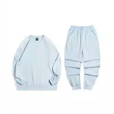 特步 休闲活力长袖针织套装 男女同款