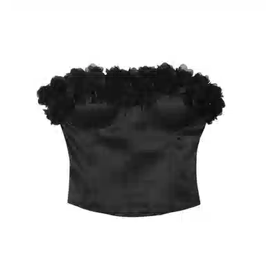 JUFU SS24 Black Sleeveless Top