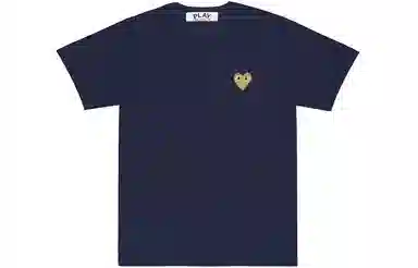 CDG Play Comme Des Garcons Gold Heart T