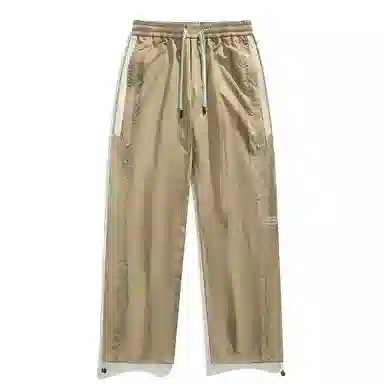 国际米兰足球俱乐部 美式简约条纹系带直筒休闲裤 男女同款