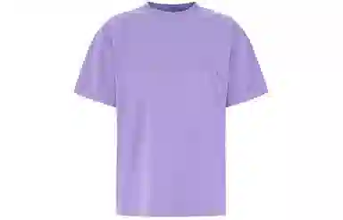 Balenciaga Logo Print T-Shirt Purple