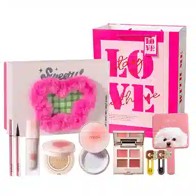 滋色 桃气蝶舞彩妆套装 控油易上色自然持久哑光气色修饰肤色