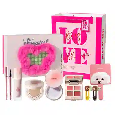 滋色 桃气蝶舞彩妆套装 控油易上色自然持久哑光气色修饰肤色