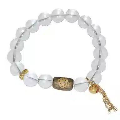 金杰福 防职场内耗高透多圈叠戴玄学 白水晶 手串 女款