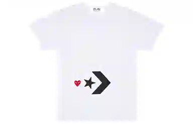 CDG Play x Converse "Play Together" T-Shirt White