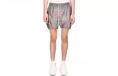 RICK OWENS RO x Champion SS23 Boxing Shorts Gray