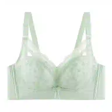 波波女神 小胸显大无钢圈侧收副乳调整型上托提拉抗菌无痕高弹舒适运动日常蕾丝文胸 女款 礼盒装