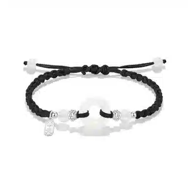 【转好运】 万娜 平安扣 平安喜乐编织小众新中式国风本命年气质轻奢复古百搭学生手饰 合金 手绳 男女同款情侣款