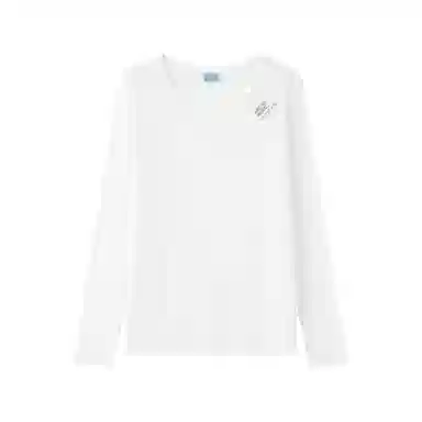 Crying Center Semi-Transparent Series Long Sleeve Tee White