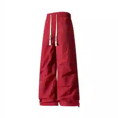 大卫贝肯 美式高街复古日常通勤宽松直筒时尚简约基础运动休闲裤 男女同款