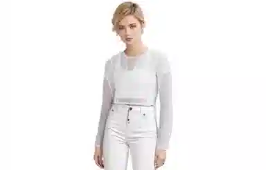 lululemon Mesh Panelled Logo Long Sleeve Pullover