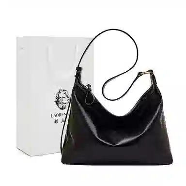 老人头 时尚高级感气质百搭通勤 牛皮 单肩包 女款 多色