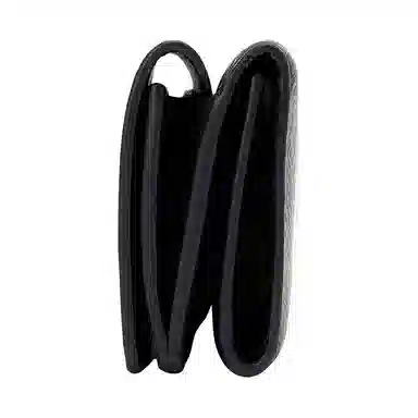 Balenciaga Logo Leather Mini Wallet