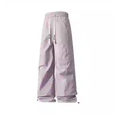 大卫贝肯 美式高街复古日常通勤宽松直筒时尚简约基础运动休闲裤 男女同款