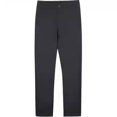 才子 中腰纯色修身微弹休闲裤 男款 黑色