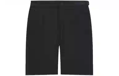 探路者 纯色中腰弹力舒适休闲短裤 男款