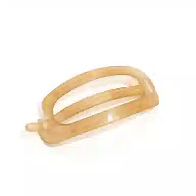 如花梦 简约气质椭圆后脑勺一字扭扭夹大号盘发量多 亚克力 发夹 女款