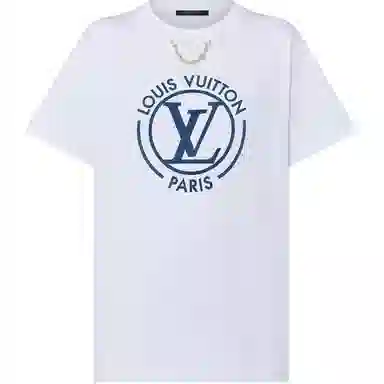 Louis Vuitton SS24 Logo Crewneck T-Shirt White