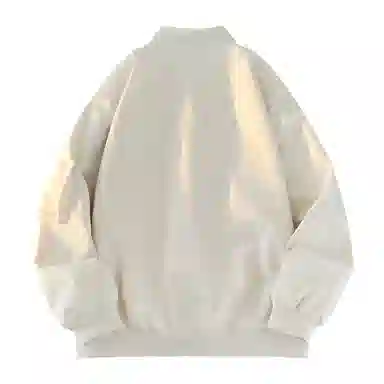 兰缪 美式高街风复古纯色基础款通勤户外休闲宽松夹克外套 男女同款