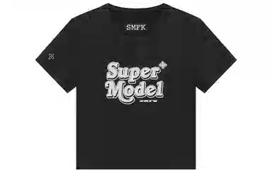 SMFK Logo Print Storm Grey Tee