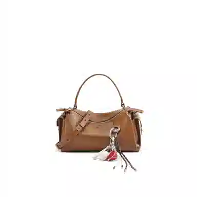 BELLE Boston Bag Brown
