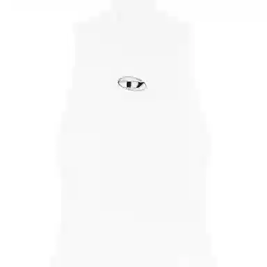 DIESEL SS24 Oval D Tank Top Optical White