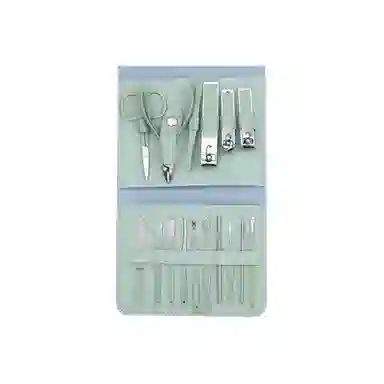 馨枕居 抹茶绿修甲修眉指甲钳套装 美甲工具