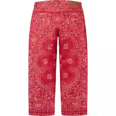 Supreme SS25 Bandana Jacquard Jean