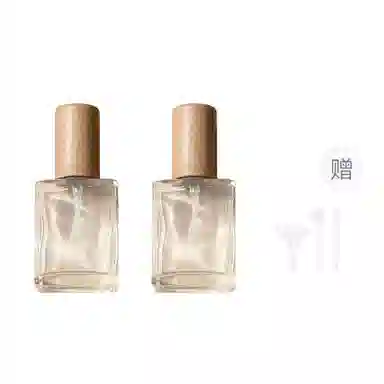 妮丽雅 木纹盖玻璃榉木香水分装瓶 按压喷雾瓶