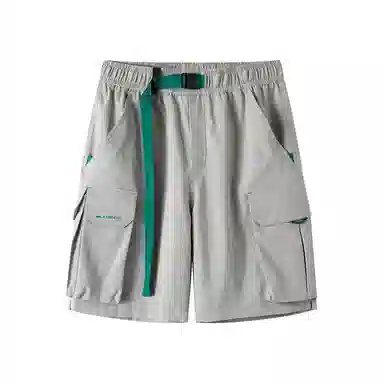 阿尔卑斯 户外登山机能风日系撞色腰带休闲短裤 男款