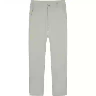 才子 时尚百搭简约纯色中腰直筒休闲裤 男款