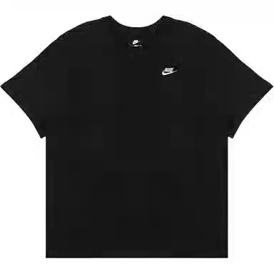Nike Polo Embroidered Logo T-Shirt Black