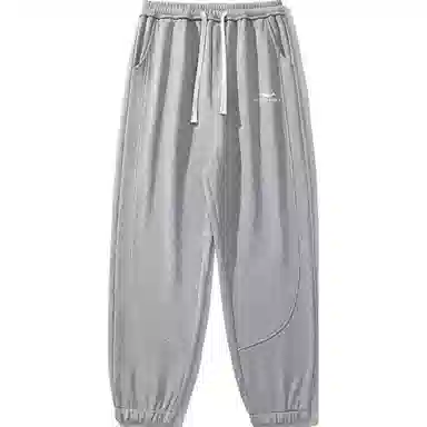 大白鲨 宽松字母直筒百搭休闲裤 男款