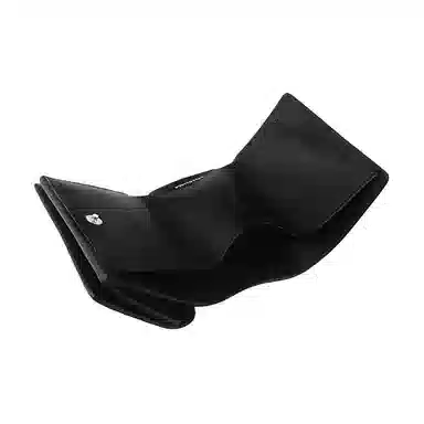 Balenciaga Logo Leather Mini Wallet