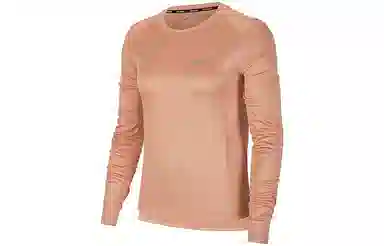 Nike Dri-FIT Miler Long Sleeve Tee Rose Gold