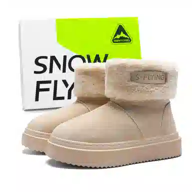 SNOW FLYING