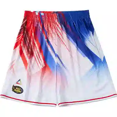 匹克 男篮世界杯系列 实战训练宽松透气篮球短裤 男款 大白