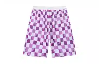 FireMonkey Digital Letter Sleeveless Top & Basketball Shorts Set Magenta