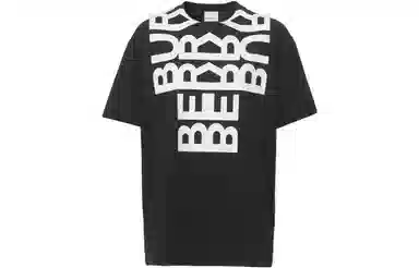 Burberry SS22 Letter Print T-Shirt Black
