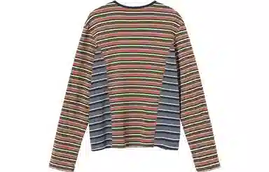 Stussy Striped Crewneck Long Sleeve