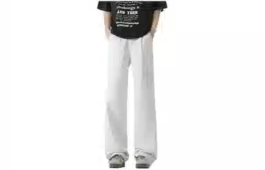 绘承 美式潮流舒适高街基础款宽松百搭直筒工装多口袋垂感休闲裤 男女同款