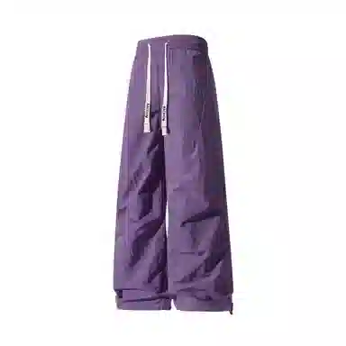 大卫贝肯 美式高街复古日常通勤宽松直筒时尚简约基础运动休闲裤 男女同款