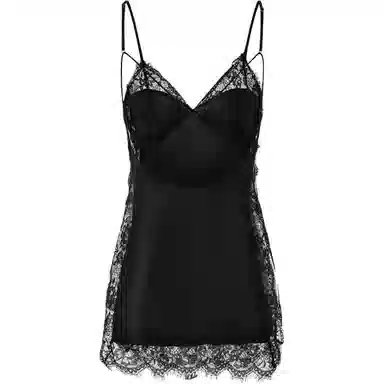 潞优野 镂空蕾丝时尚舒适无袖睡裙 女款