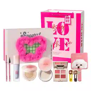 滋色 桃气蝶舞彩妆套装 控油易上色自然持久哑光气色修饰肤色