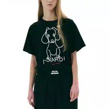 MARDI MERCREDI SS25 TSHIRT DDANJI CH.02_BLACK WHITE T