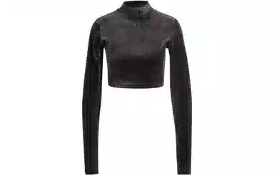 adidas originals Velvet Crop Top LogoT