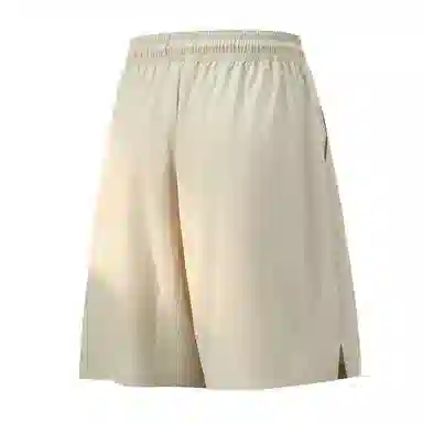 兰缪 日系纯色基础款户外运动简约美式复古品牌轻薄亲肤百搭日常通勤舒适透气系带五分休闲短裤 男女同款