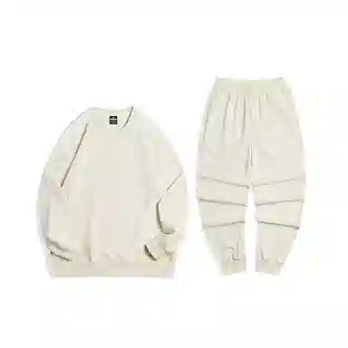 特步 休闲活力长袖针织套装 男女同款