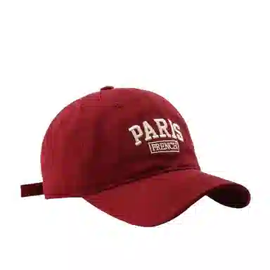 佐闯 日系韩版字母刺绣宽帽檐遮阳防晒百搭显脸小户外休闲 棉 鸭舌帽 男女同款情侣款